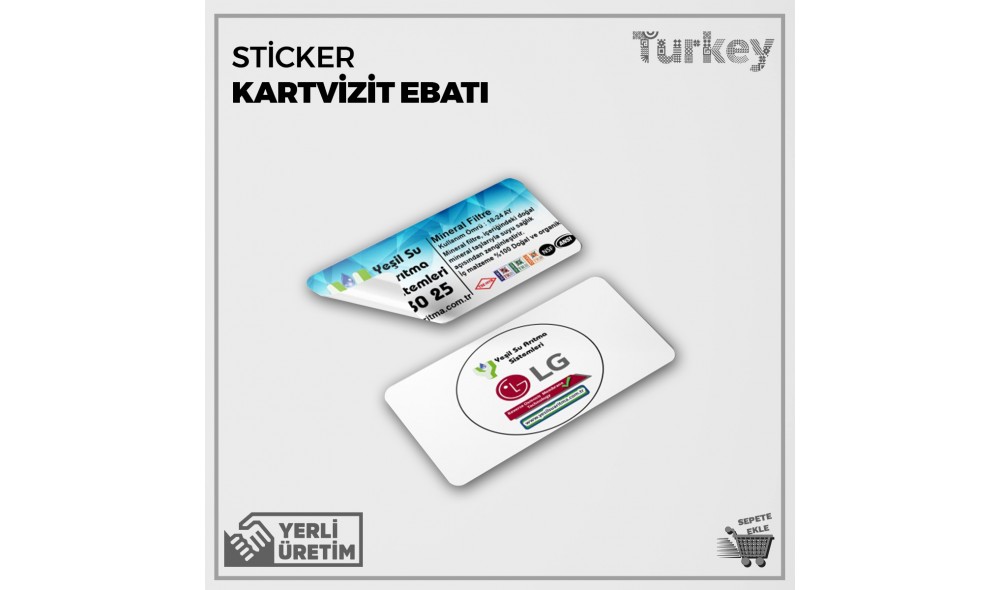 Sticker - Etiket - Çıkartma